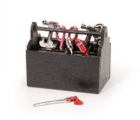 Darice Timeless Minis 2309-04 Tool Box with Tools - Assorted Sizes - 1 set
