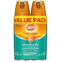OFF! Family Care Insect & Mosquito Repellent I, Smooth & Dry Bug Spray for the Beach, Backyard, Picnics and More, 4 oz. (Pack of 2)