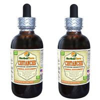 Cistanche (Cistanche Deserticola) Dried Herb Liquid Extract (Brand Name: HerbalTerra, Proudly Made in USA) 2x2 oz