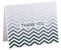 Chevron Thank You Note Cards Set of 25