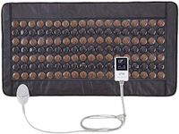 UTK Far Infrared Tourmaline Heating Pad for Full Back Pain Relief - Infrared Therapy Heating Pads - Medium T-Plus (38" X 21"), Auto Shut Off and Travel Bag Included
