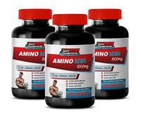 pre Workout Supplements for Muscle gain - Amino ACIDS 1000Mg - TOP Amino ACIDS Blend - l-theanine Vitamins - 3 Bottles 300 Capsules