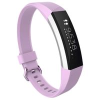 Wugongyan Soft Silicone Replacement Bands Adjustable Metal Clasp Sport Wrist Strap Bracelet Watch Band for FB Alta HR Fitness Wristbands Small Large (Purple, Small (5.5" - 6.7"))