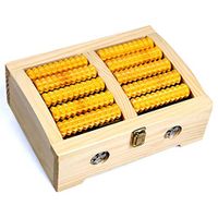 XSWZAQ Foot Massager Moxa Roll Holder Moxibustion Bamboo Box Moxa Roll Stick Holder Case Massage Device Moxa Roll Holder Tool for Foot Used