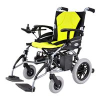 JL-GROUP Fold & Travel Lightweight Motorized Electric Power Wheelchair Scooter, Aviation Travel Safe Electric Wheelchair Foldable Duty Power Wheel Chair