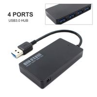 XKSIKjian's Travel Plug Adapter - Voltage Converter, 4 Speed Port USB 3.0 Multi Hub Splitter Expansion Cable for PC Laptop International Chargers