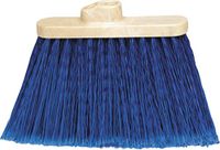 Carlisle 3687314 Flo-Pac Wide Duo Sweep Polypropylene Flagged Light Industrial Broom Head, 7" Trim x 13" Width Bristle, 9" Overall Length, Blue (Pack of 12)