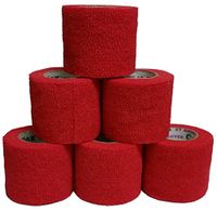Coflex Cohesive Bandage Red 2'' x 5YD (6 Roll Pack)