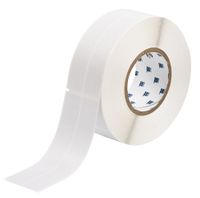 Brady THT-82-427-0.5 2" Width x 6" Height, B-427 Self-Laminating Vinyl, Matte Finish White/Translucent Thermal Transfer Printable Label (500 per Roll)
