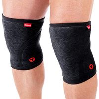 PRIM8 Knee Sleeves (Pair) - Does NOT ROLL Down - 7mm Compression Knee Brace for Cross Training, Squats, Clean, Snatch, Jerk, Powerlifting, Weightlifting and Bodybuilding - Top Quality - Men & Women