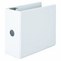 Wilson Jones 5 Inch 3 Ring Binder, Basic D-Ring View Binder, White, 1 Case, 2 Binders/Case (W386-50WPPCS)