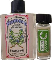 Rosemary, Spiritual Oil With 1 Dram Perfume Set for Magic and Rituals. Romero Aceite Espiritual Para Rituales Y Magia.