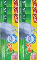 Glad Febreze Scented Tall Kitchen Quick Tie Bags Odor Shield Trusted Strength & Controlled Odors (6, Original Scent)