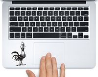 HeiHei Moana Disney Printed Trackpad Clear Vinyl Decal Sticker Compatible with Apple MacBook Pro Air 11" 12" 13" 15" All Years Laptop Trackpad Keyboard (New 13" Macbook Pro)