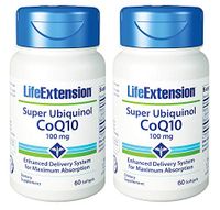 Super Ubiquinol CoQ10 100 mg, 60 softgels-Pack-2