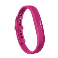 RedTaro Compatible with Fitbit Flex 2 Band, Replacement for Fitbit Flex 2 Accessories Silicon Wristbands w/Fastener Clasp Fitness Strap for Original Fitbit Flex 2, No Tracker (hot Pink, L)