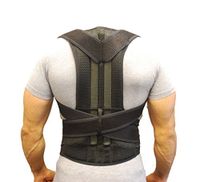 Brand New Deluxe Neoprene Double Pull Lumbar Lower Back Support Brace Exercise Belt Back Support Posture Correction (S)