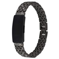 Rocketed Compatible with Fitbit Inspire HR Bands,Women Men Inspire HR Bands Large Small,Premium Metal Straps Bracelet Wristbands with Diamond Accessories Compatible for Fitbit Inspire Watch Bands