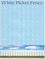 White Picket Fence Stationery Printer Paper 26 Sheets