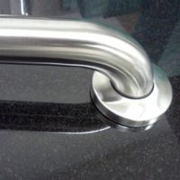 Gripp Grab Bar Finish: Brushed Stainless, Size: 3" H x 45" W x 3" D