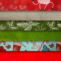 Vintage Kraft Tissue Paper (Christmas Reindeer-Mistletoe-SodaShoppe Prints) 102 Kraft Tissue Pack