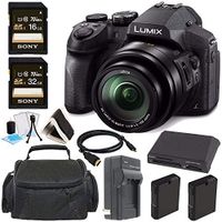 Panasonic Lumix DMC-FZ300 Digital Camera + 16GB + 32GB Green's Camera Bundle 4