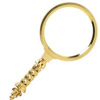Handheld magnifier Handheld Magnifiers Hd 10x Metal Carved for Old Man Book Reading Jewelry Identification Watches Magnifier Portable Handheld Reading Read Newspapers Reading Aids Gold Multipurpose pe