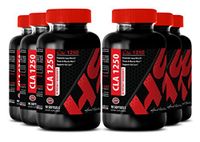 Cla Fat Burner Powder - CONJUGATED LINOLEIC Acid CLA 1250 MG - Boost Immune Function (6 Bottles)