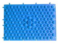 Set of 2 Foot Massager Therapy Mat Foot Massage Pad Shiatsu Sheet [Blue] #01