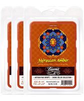 3 Packs of Beamer Candle Co. Smoke Killer Collection Wax Drops, 6-Count Pack - Moroccan Amber Scent + Beamer Smoke Sticker