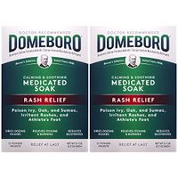 Domeboro Medicated Soak Rash Relief (Burow’s Solution), 12 Powder Packets (Pack of 2)