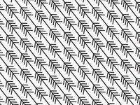 Kinetic Arrow Black on White Print Design Gift Grade Tissue Paper Sheets - 15" x 20" Choose Package Amount (144)
