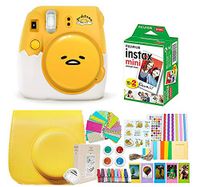 Fujifilm Instax Mini 9 Camera + Fuji Instax Mini Film +Polaroid Camera Instax Mini 9 Purple+ Instax Mini 9 Case + Instax Accessories Kit Bundle, Instant Camera Gift Sets - Gudetama