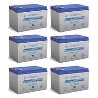 Power Sonic 12V 12Ah F2 Dalton Medical BAT-1212 Wheelchair Replacement Battery - 6 Pack