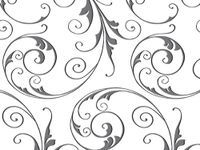 Pack Of 1, 30"X100' Jewel Swirl Frosted Black Classic Print Cello Rolls 1.0 Mil Made In USA