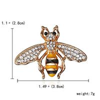 Wholesale Insect Bee Pearl Crystal Rhinestone Enamel Brooch Pin Women Jewelry Daily Popular Creation Party Girls Girl Jewerly Design | Choose Style - 1