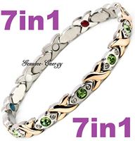 Titanium Magnetic Germanium Energy Power Energy Bracelet Jade Copper Magnet 7in1 2258