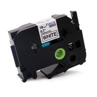 Fimax Compatible Tze Label Tape Replacement for Brother TZe-241 TZe241 P-Touch Label Tape 18mm 3/4 Inches Black on White Standard Laminated Tape TZ-241(1 Pack)