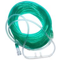 1-Pack Westmed #0551 Adult High Flow Comfort Soft Plus Cannula with 25' Emerald Green Kink Resistant Tubing