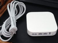 ShineBear Airport Express A1392 MC414LL/A 802.11n 600 Mbps 1-Port 10/100 Wireless Wi-Fi Router AirPlay WiFi for Apple - (Cable Length: US)