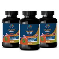 Sleeping aid Calm - Valerian Root Extract 125MG - Valerian Root Extract - 3 Bottles 300 Capsules