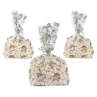 Fun Express - Snowman Print Cellophane Bags (12pc) for Christmas - Party Supplies - Bags - Cellophane Bags - Christmas - 12 Pieces