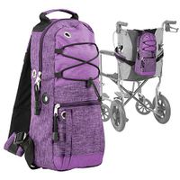 Vive Cylinder Backpack - Tank Carrying Accessories Bag - Holder Medical Case For Wheelchair, Shoulder, Rollator Walker, Scooter - Portable Storage Carrier For Travel - Adjustable Fit M2, ML6, M7 A - C