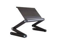 Adjustable Height and Angle Ergonomic Book Holder reading textbook stand for big heavy books studying in bed couch sitting standing at a desk tablet document laptop durable lightweight aluminum,Black