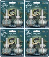 Glade Plugins Scented Oil Refills - Limited Edition - Warm Flannel Embrace - 2 Count Oils Per Package - Pack of 4 Packages