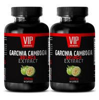 Mood Boosting Supplements - Garcinia CAMBOGIA Extract 1190MG - Natural Weight Loss and Fat Burning - Garcinia cambogia Bulk - 2 Bottles (120 Capsules)