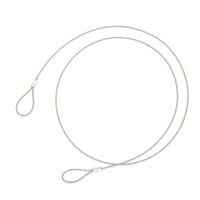 Safety Cable Lock 48'' Long, Luggage Lock Safety Cable Lightweight Braided Stainless Steel by CPACC