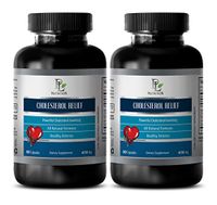 Cholesterol reducing Supplements - Cholesterol Relief - Blood Health Vitamins - 2 Bottles 120 Capsules