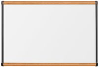 Best-Rite Premium Porcelain Origin Trim Magnetic Dry Erase Whiteboard, 2 x 3 Feet, Medium Oak Trim (202OB-02)