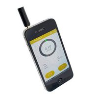 Enshey Smart Geiger Counter Nuclear Radiation Dosimeter Gamma X-ray Personal Detector Counter Tester Sensor for Smartphone Apple iPhone 4S and Above/Android 4.2 and Above iOS with App